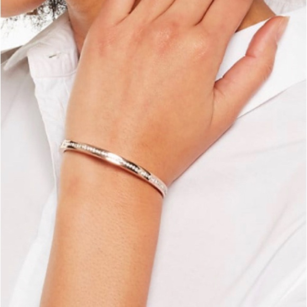 Kate Spade New York Silver Ring it Up Pave Bangle-